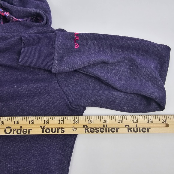 Bula Womens XS Hoodie Purple Active Pullover Sweatshirt "Trippy" Hood Pocket - Picture 6 of 8